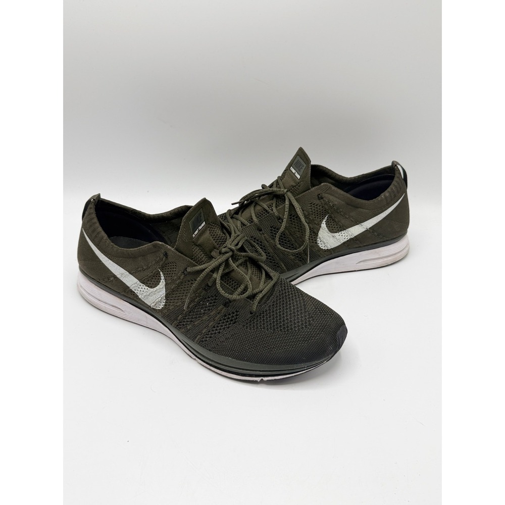 Nike Flyknit Trainer Black/Sequoia 2012 532984-030 Mens Size 12 No Box